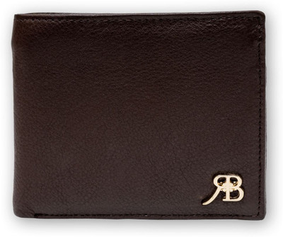 Rich Born Men Formal Brown Genuine Leather Wallet(5 Card Slots)