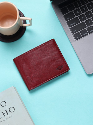 METRONAUT Men Casual, Travel Red Artificial Leather Wallet(4 Card Slots)