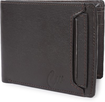 Classic World Boys Evening/Party Brown Artificial Leather Wallet(6 Card Slots)