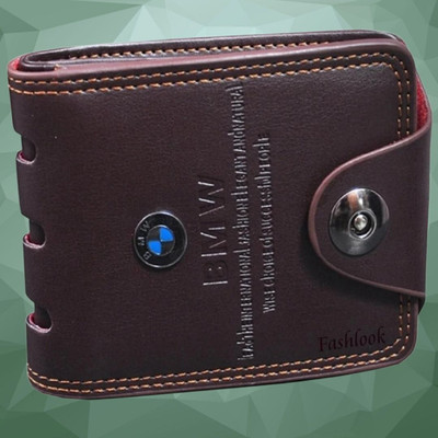 SHYAM Men Casual Brown Artificial Leather Wallet(6 Card Slots)