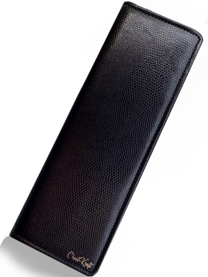 ChestKraft Men & Women Casual, Evening/Party Black Artificial Leather Wallet(6 Card Slots)