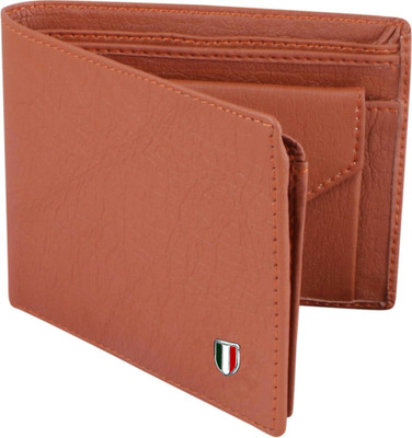 DENNY BLACQ Men Tan Artificial Leather Wallet(4 Card Slots)