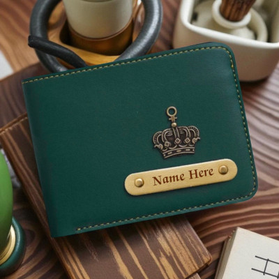 Mizi Craft Men Casual, Formal, Travel, Trendy, Evening/Party Green Artificial Leather Wallet(3 Card Slots)