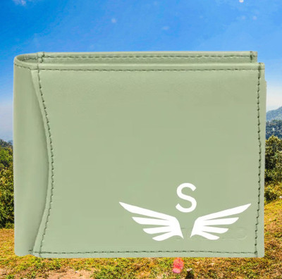 KEYUR Men Casual Green Artificial Leather Wallet(6 Card Slots)