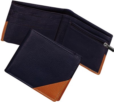 ABYS Men Casual, Ethnic, Evening/Party, Formal, Travel, Trendy Purple, Tan Genuine Leather Wallet(7 Card Slots)