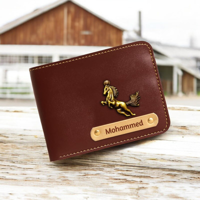 ValorWallets Men Casual, Ethnic, Evening/Party, Formal, Travel, Trendy Brown Genuine Leather, Artificial Leather Wallet(5 Card Slots)
