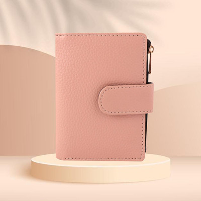 Spyrse Women Casual, Formal, Travel Pink Artificial Leather Wallet(6 Card Slots)