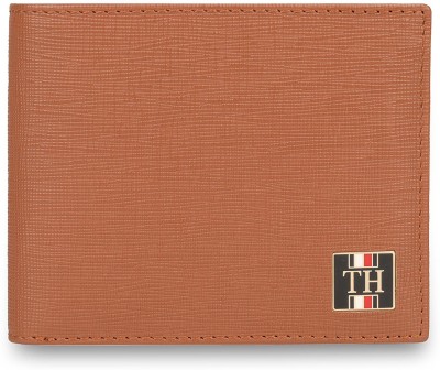 TOMMY HILFIGER Men Casual Tan Genuine Leather Wallet(4 Card Slots)