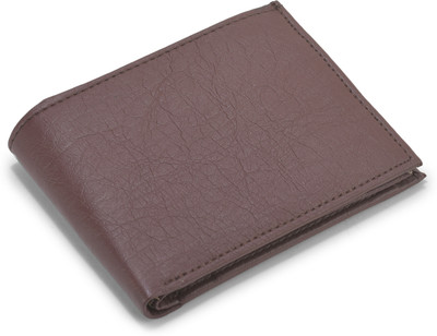 BE DIVINE Men Casual Brown Artificial Leather Wallet(6 Card Slots)