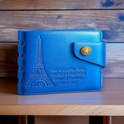 ZEPH Enterprises Men Casual Blue Artificial Leather Wallet(5 Card Slots)