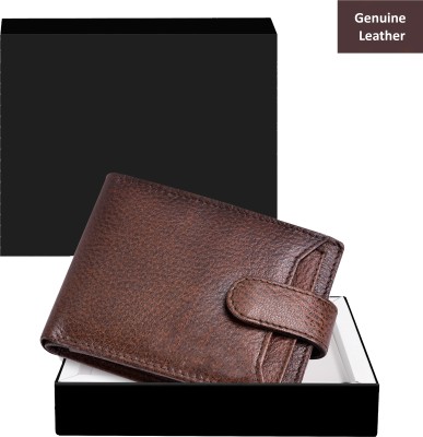 JUWO COLLECTION Men Casual, Evening/Party, Formal Brown Genuine Leather Wallet(7 Card Slots)