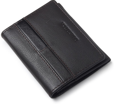 TANSTITCH Men Casual, Evening/Party, Travel, Trendy Brown Genuine Leather Card Holder(6 Card Slots)