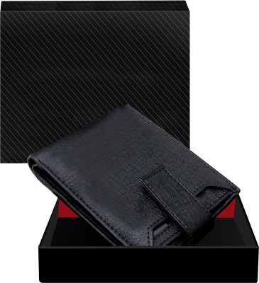 JUWO COLLECTION Men Casual, Evening/Party, Formal Black Artificial Leather Wallet(7 Card Slots)