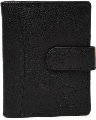 Yellowcoin Men & Women Casual, Formal, Travel Black Artificial Leather Card Holder(20 Card Slots)