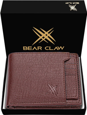 Bear Claw Men Formal, Casual Brown Artificial Leather Wallet(7 Card Slots)