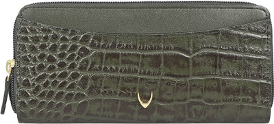 HIDESIGN Women Green Genuine Leather Wallet(2 Card Slots)