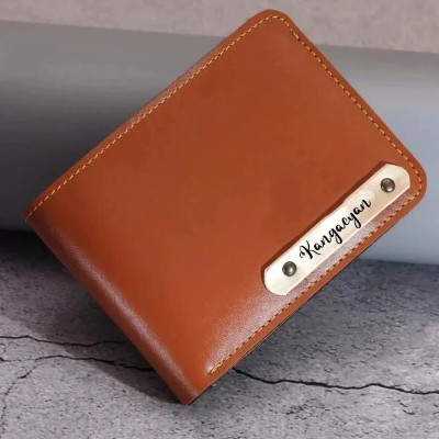 SY Gifts Boys Tan Artificial Leather Wallet(3 Card Slots)