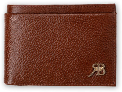 Rich Born Men Evening/Party Tan Genuine Leather Wallet(12 Card Slots)