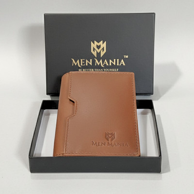 Men Mania Men Formal, Trendy, Travel, Evening/Party, Ethnic, Casual Tan Genuine Leather Card Holder(12 Card Slots)