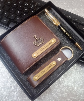 ALF Men Casual Brown Artificial Leather Wallet(5 Card Slots)