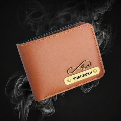 Navya Royal Art Men Casual, Formal, Evening/Party, Formal, Trendy Tan Artificial Leather, Genuine Leather Wallet(5 Card Slots)