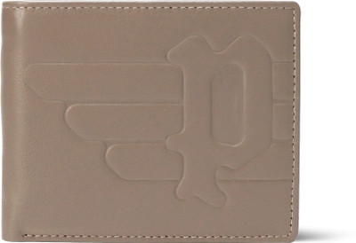 Police Men Casual Brown Genuine Leather Wallet(5 Card Slots)