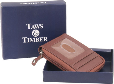 Taws & Timber Men Brown Artificial Leather Wallet(12 Card Slots)