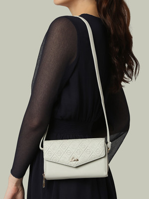 LAVIE Women Casual Grey Artificial Leather Wallet(2 Card Slots)