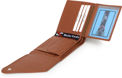 DEZiRE CRAfTS Girls Casual, Ethnic, Evening/Party, Travel, Formal, Trendy Tan Artificial Leather Wallet(8 Card Slots)