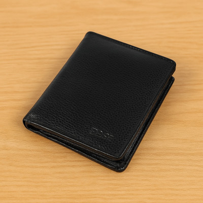 BOSE INTERNATIONAL Men & Women Casual, Formal Black Genuine Leather Wallet(7 Card Slots)