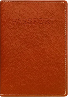 MATSS Men & Women Casual, Ethnic, Travel, Trendy, Evening/Party, Formal Orange Artificial Leather Document Holder(8 Card Slots)