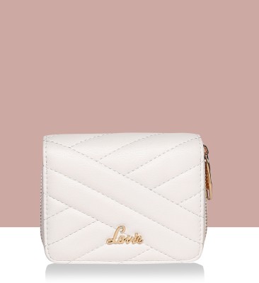 LAVIE Women Casual White Artificial Leather Wallet(6 Card Slots)