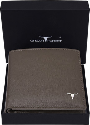 URBAN FOREST Men Casual, Formal Khaki Genuine Leather Wallet(8 Card Slots)