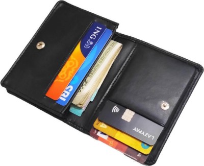 RURAL CRAFT 4 Card Holder(Set of 1, Black)