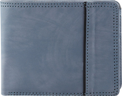 DENNY BLACQ Men Casual Blue Artificial Leather Wallet(3 Card Slots)