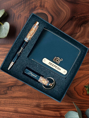 Mizi Craft Men Casual, Formal, Travel, Trendy, Evening/Party Blue Artificial Leather Wallet(3 Card Slots)