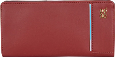 Baggit Women Casual Red Artificial Leather Wallet(8 Card Slots)