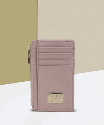 VAN HEUSEN Women Casual Purple Genuine Leather Wallet(6 Card Slots)