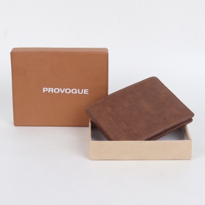 PROVOGUE Men Casual, Formal Brown Artificial Leather Wallet(5 Card Slots)