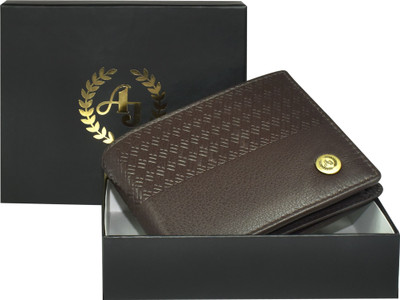 AJANTA Men Trendy, Evening/Party, Ethnic, Casual Brown Genuine Leather Wallet(7 Card Slots)