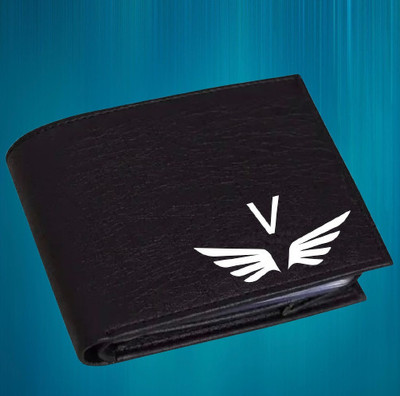 KEYUR Men Casual Black Artificial Leather Wallet(10 Card Slots)
