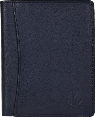 SKD STYLE Men Trendy, Formal, Ethnic, Travel Blue Genuine Leather Wallet(8 Card Slots)