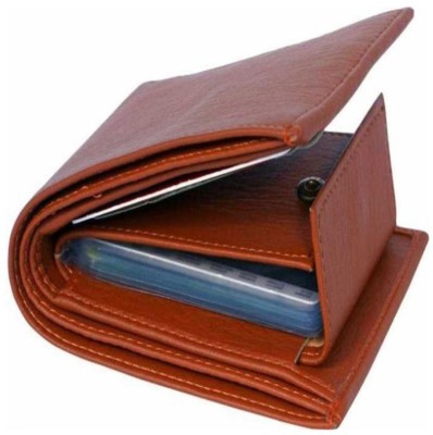 ZAPTOE Men Brown Artificial Leather Wallet(8 Card Slots)