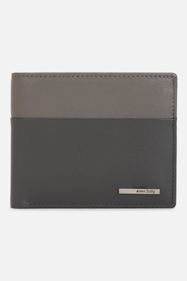 Allen Solly Men Casual Grey Genuine Leather Wallet(7 Card Slots)