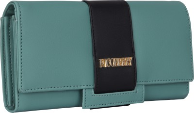 nicoberry Women Casual Green Canvas Card Holder(4 Card Slots)