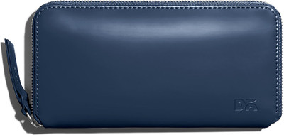 DailyObjects Men & Women Travel Blue Artificial Leather Wallet(12 Card Slots)