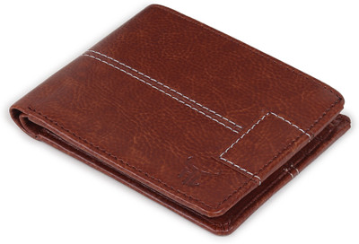 Highlark Men Evening/Party, Casual, Formal, Travel, Trendy Brown Artificial Leather Wallet(8 Card Slots)