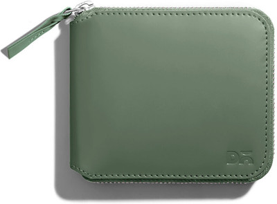 DailyObjects Men & Women Travel Green Canvas Wallet(5 Card Slots)