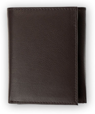 Rich Born Men Ethnic Brown Genuine Leather Wallet(5 Card Slots)