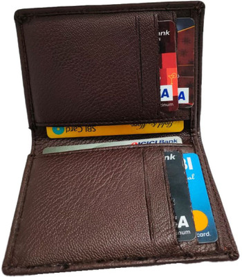 RURAL CRAFT ATM & Credit Card 8 Card Holder(Set of 1, Brown)